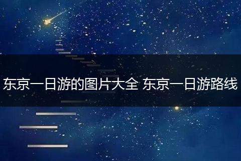 东京一日游的图片大全 东京一日游路线