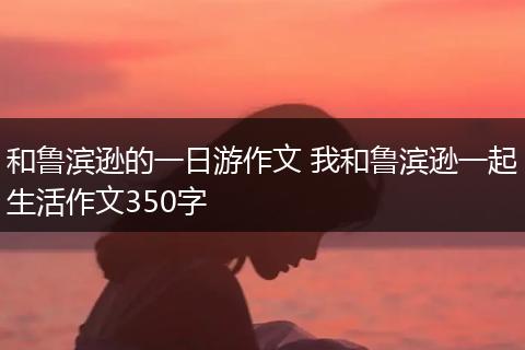 和鲁滨逊的一日游作文 我和鲁滨逊一起生活作文350字