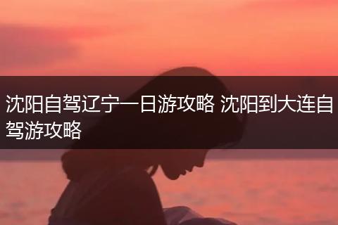 沈阳自驾辽宁一日游攻略 沈阳到大连自驾游攻略