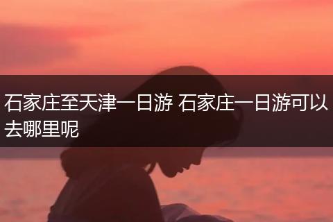 石家庄至天津一日游 石家庄一日游可以去哪里呢