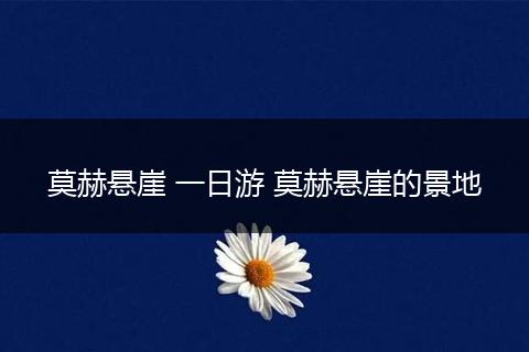 莫赫悬崖 一日游 莫赫悬崖的景地