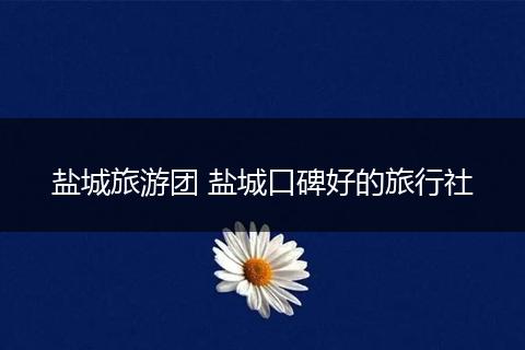 盐城旅游团 盐城口碑好的旅行社