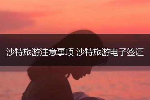 沙特旅游注意事项 沙特旅游电子签证