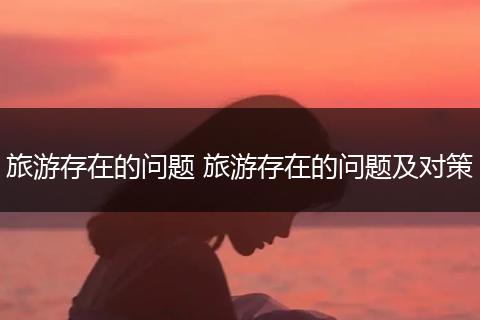 旅游存在的问题 旅游存在的问题及对策