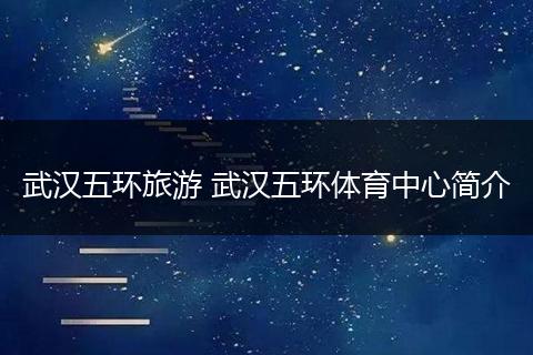 武汉五环旅游 武汉五环体育中心简介