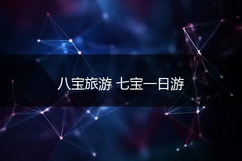 八宝旅游 七宝一日游