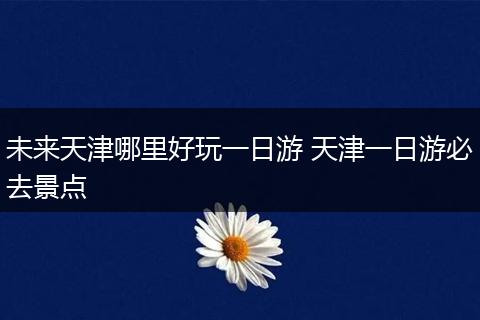 未来天津哪里好玩一日游 天津一日游必去景点