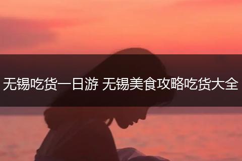无锡吃货一日游 无锡美食攻略吃货大全