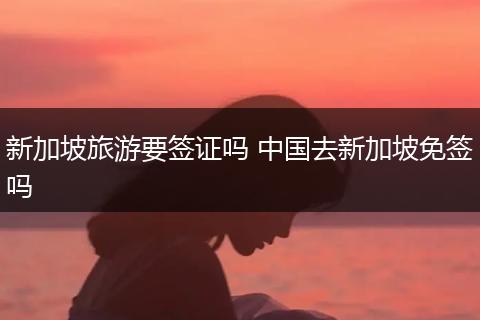 新加坡旅游要签证吗 中国去新加坡免签吗