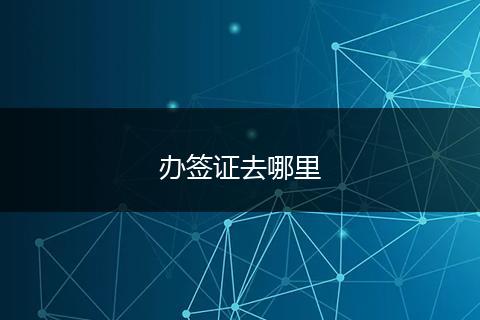 办签证去哪里