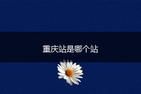 重庆站是哪个站