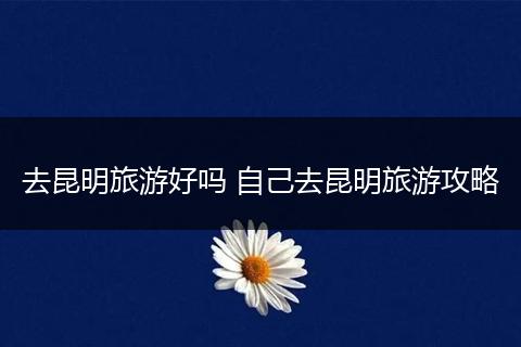 去昆明旅游好吗 自己去昆明旅游攻略