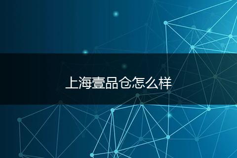 上海壹品仓怎么样