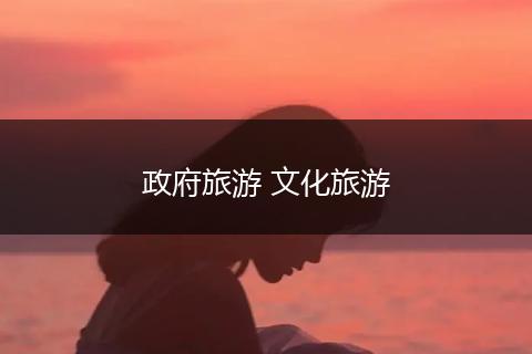 政府旅游 文化旅游