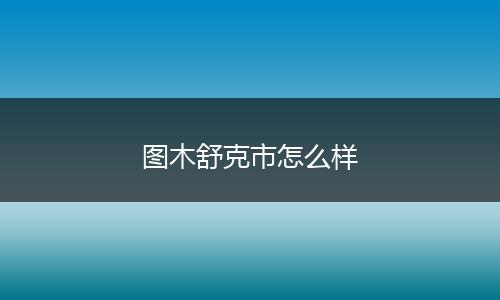 图木舒克市怎么样