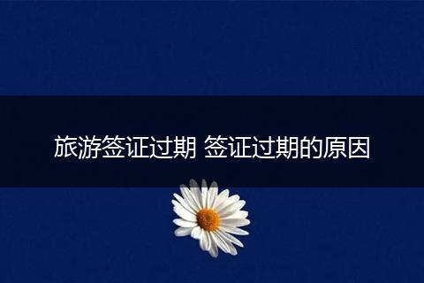 旅游签证过期 签证过期的原因