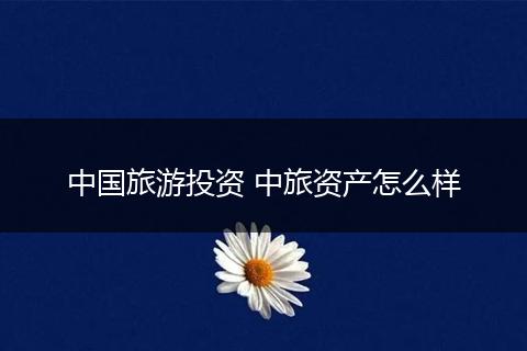 中国旅游投资 中旅资产怎么样