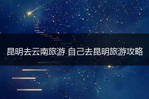 昆明去云南旅游 自己去昆明旅游攻略