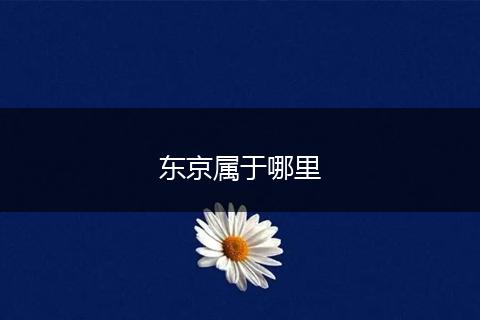 东京属于哪里