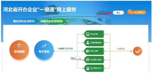 河北省“一窗通办”网上服务系统用户注册与用户签名认证流程说明