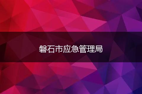 磐石市应急管理局