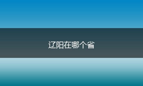 辽阳在哪个省