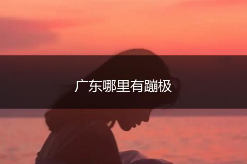 广东哪里有蹦极