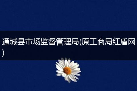 通城县市场监督管理局(原工商局红盾网)