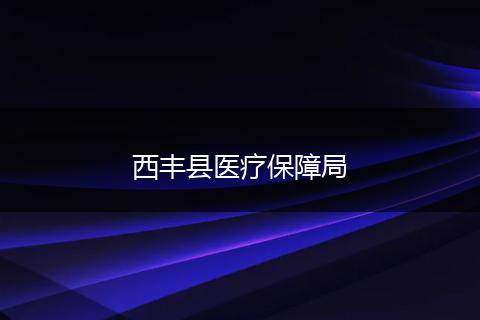 西丰县医疗保障局