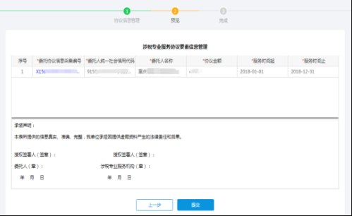 重庆市电子税务局涉税专业服务协议信息变更及终止操作说明