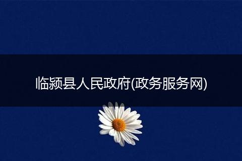 临颍县人民政府(政务服务网)