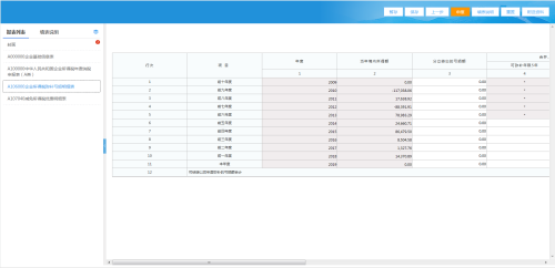 青海省电子税务局居民企业（核定征收）企业所得税年度申报说明