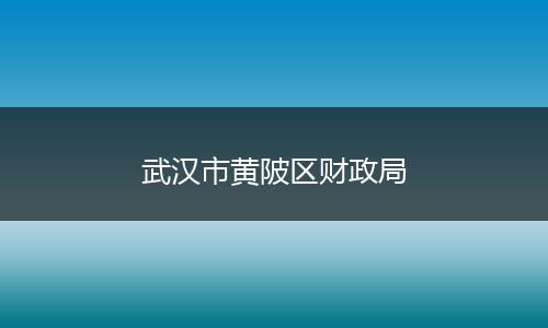武汉市黄陂区财政局