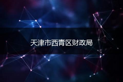 天津市西青区财政局