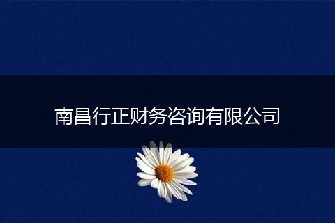 南昌行正财务咨询有限公司