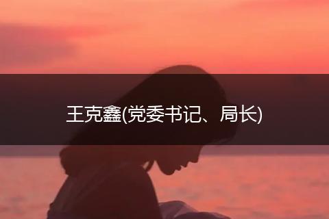 王克鑫(党委书记、局长)