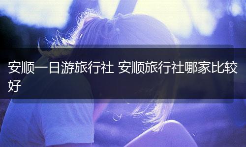 安顺一日游旅行社 安顺旅行社哪家比较好