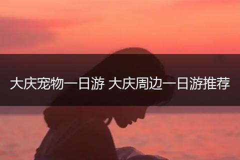 大庆宠物一日游 大庆周边一日游推荐