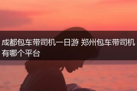 成都包车带司机一日游 郑州包车带司机有哪个平台