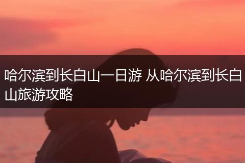 哈尔滨到长白山一日游 从哈尔滨到长白山旅游攻略