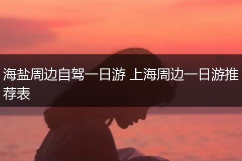 海盐周边自驾一日游 上海周边一日游推荐表