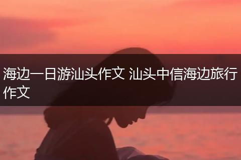 海边一日游汕头作文 汕头中信海边旅行作文