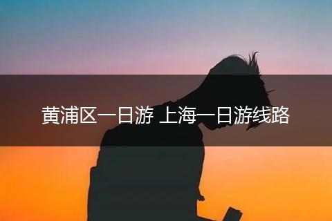 黄浦区一日游 上海一日游线路
