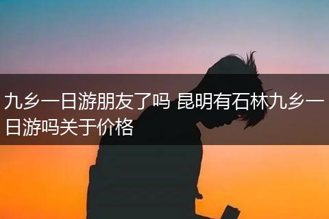 九乡一日游朋友了吗 昆明有石林九乡一日游吗关于价格
