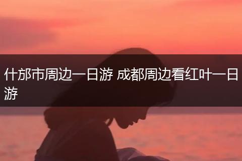 什邡市周边一日游 成都周边看红叶一日游