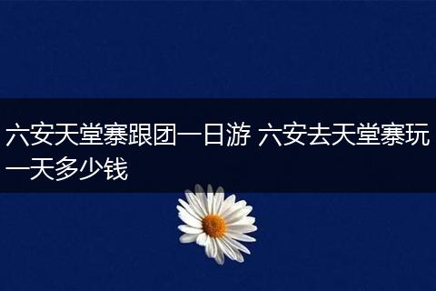 六安天堂寨跟团一日游 六安去天堂寨玩一天多少钱