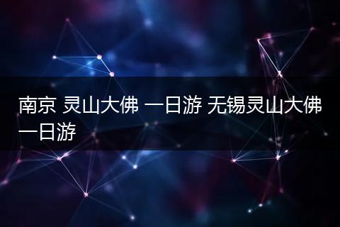 南京 灵山大佛 一日游 无锡灵山大佛一日游