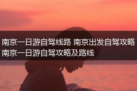 南京一日游自驾线路 南京出发自驾攻略南京一日游自驾攻略及路线