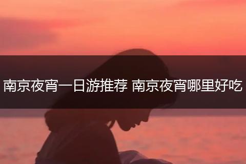 南京夜宵一日游推荐 南京夜宵哪里好吃