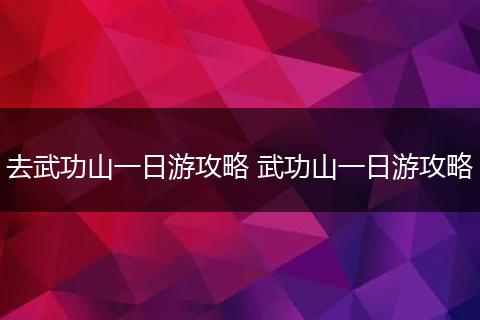 去武功山一日游攻略 武功山一日游攻略